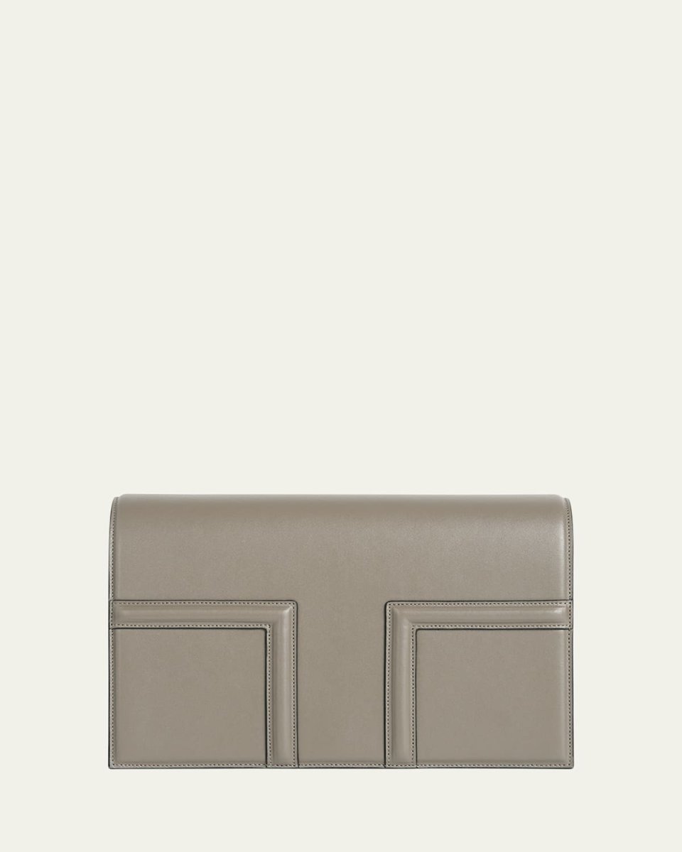 T-Flap Bag in Smooth Leather
